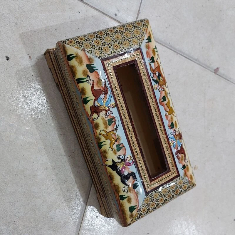 جادستمال کاغذی خاتم و مینیاتور شکار با بهترین کیفیت - Image 3