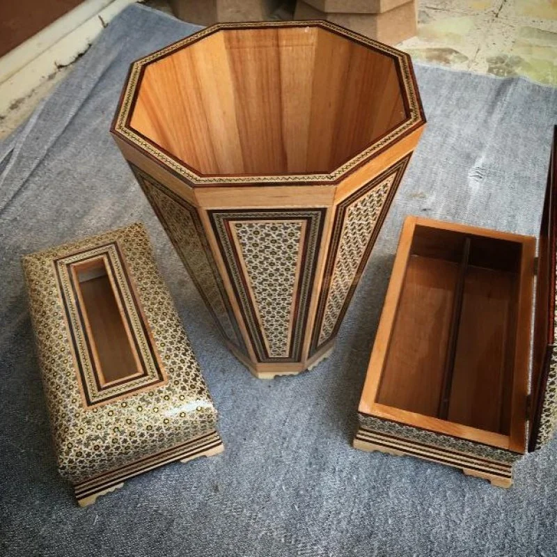 جادستمال جاکاردی و سطل خاتم - Image 7