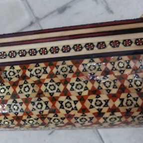 جادستمال خاتم چوبی نارنجی