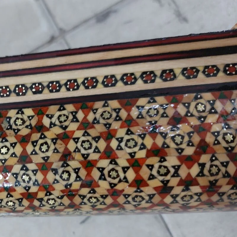 جادستمال خاتم چوبی نارنجی - Image 2