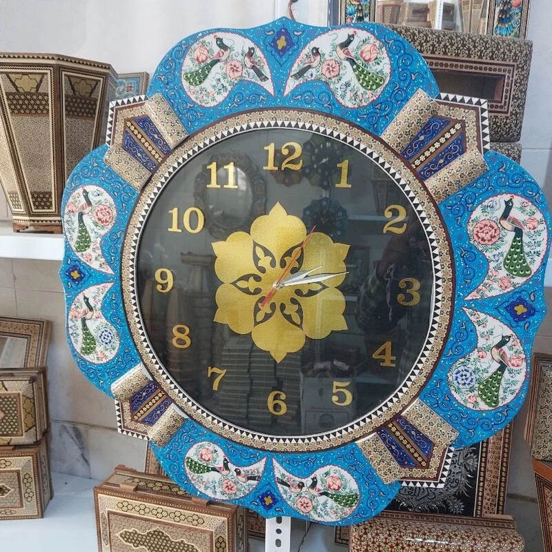 قاب ساعت خاتم و مینیاتور گلمرغ - Image 2