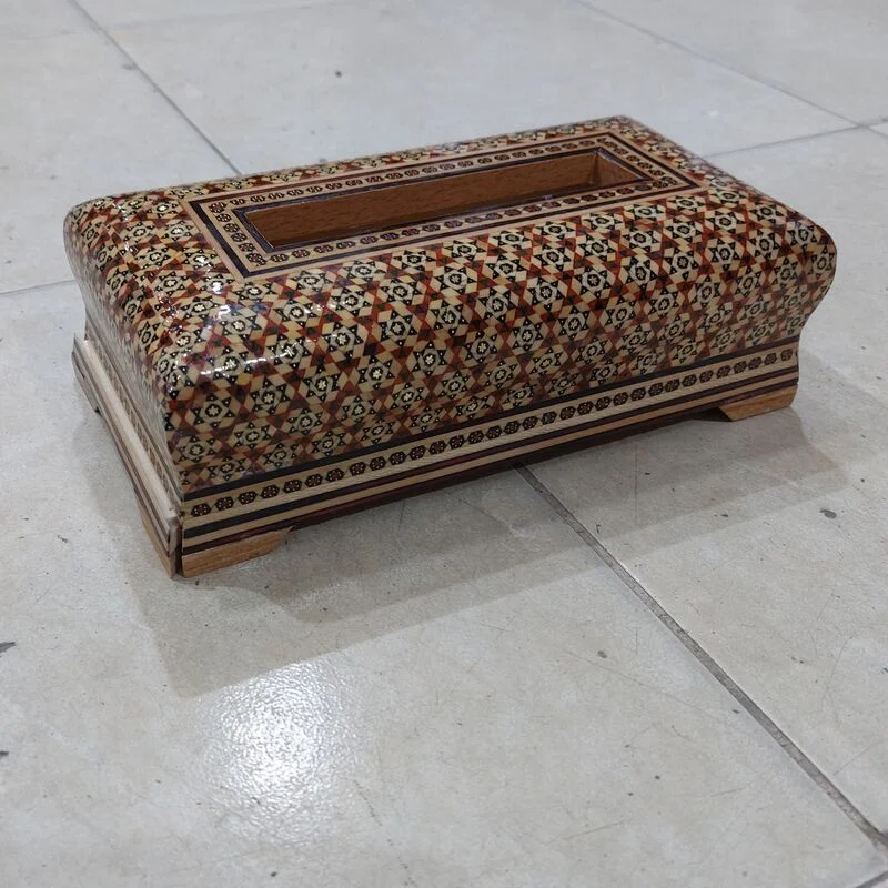 جادستمال خاتم چوبی نارنجی