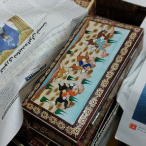 جعبه جواهرات سایز۱۱در۲۱ خاتم