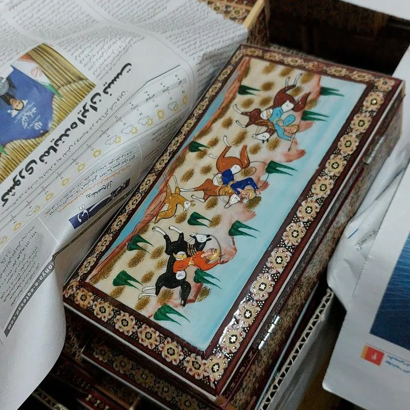 جعبه جواهرات سایز11در21 خاتم - Image 2