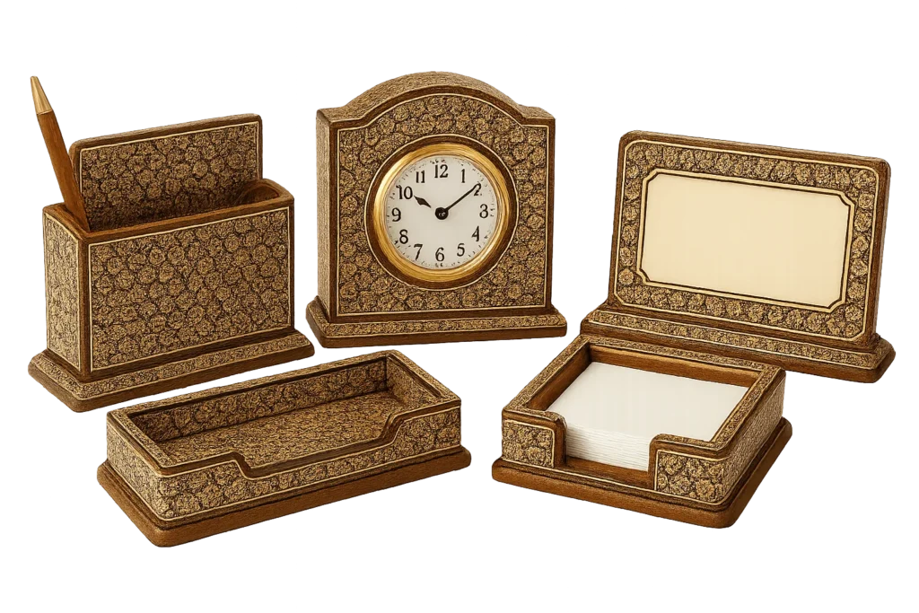 ست اداری خاتم کاری