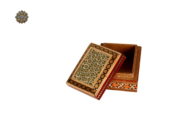 جعبه جواهرات خاتم کاری - Image 5
