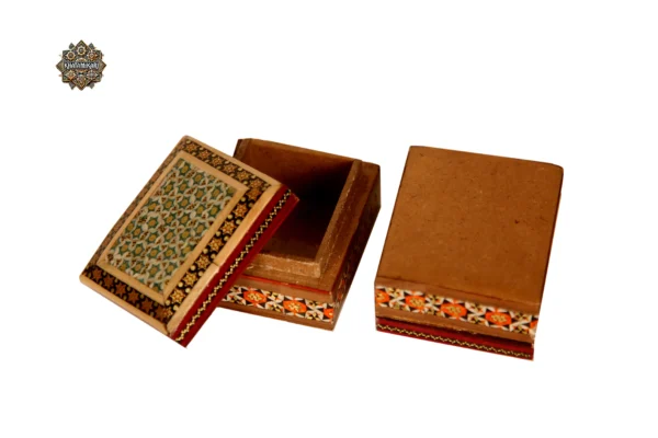 جعبه جواهرات خاتم کاری - Image 3