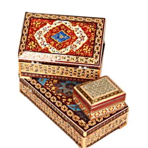جعبه جواهرات خاتم کاری