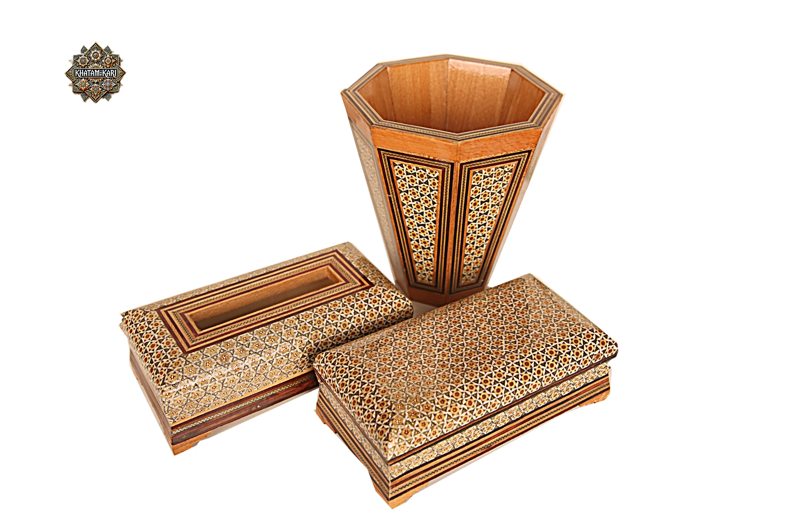 جادستمال جاکاردی و سطل خاتم - Image 12