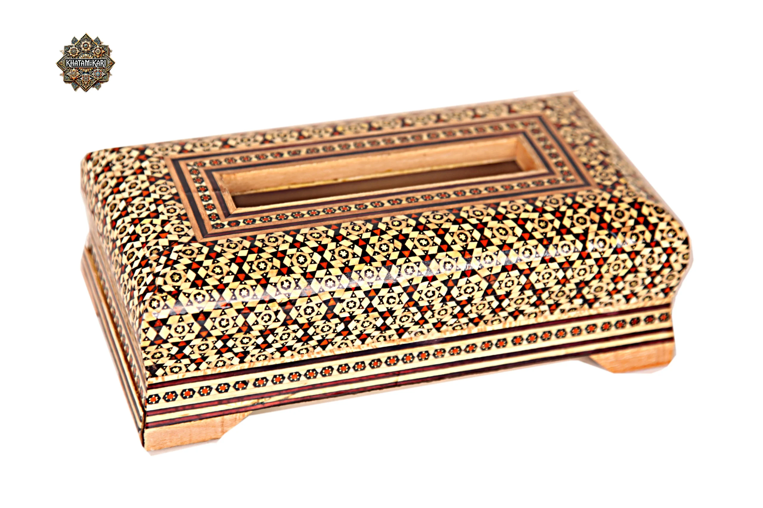 جادستمال خاتم چوبی سبز - Image 7